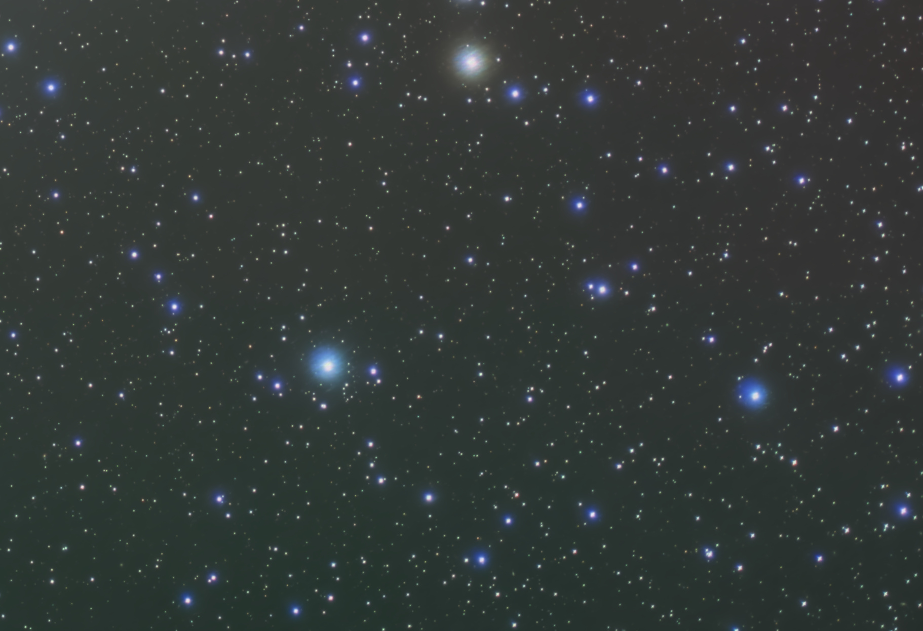 Astronomical field after DeepPrism processing